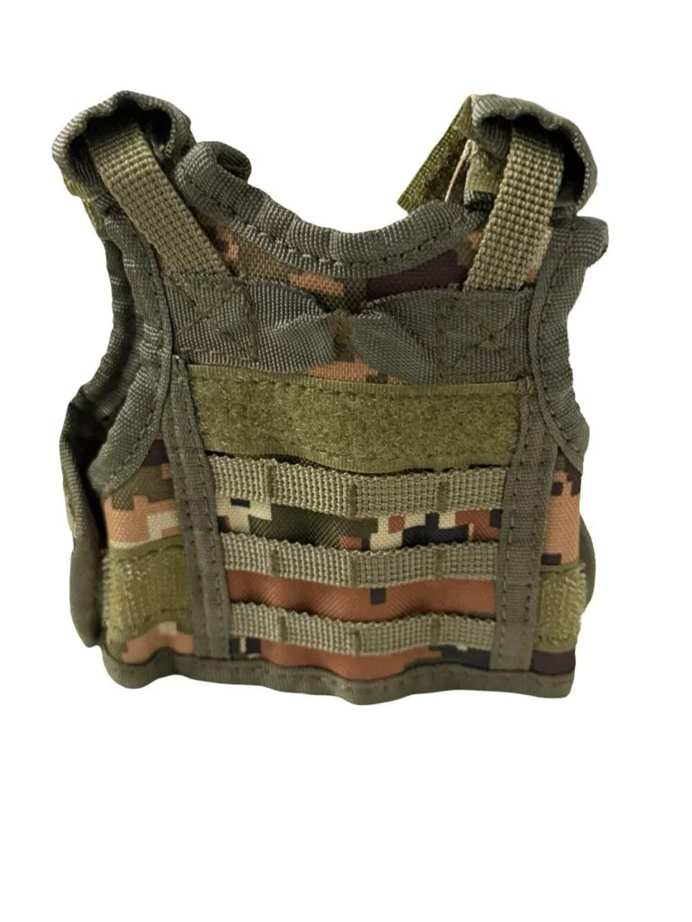 Mini Tactical Beer Bottle Vest MOLLE Camo Beverage Cozy Military Koozie
